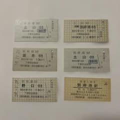 国鉄 JR 切符 乗車券 鉄道 入場券 特急券 昭和レトロ 別府鉄道 硬券