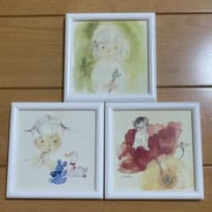いわさきちひろ＊木製ミニアート3点セット いわさきちひろ ミニアート 3点 - メルカリ