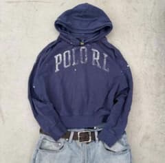 Y2K Polo Ralph Lauren パーカー ネイビーのサムネイル