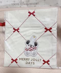 東京ディズニーリゾート 巾着 MERRY JOLLY DAYS リルリンリンのサムネイル