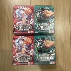 ワンピースカードゲーム スタートデッキ ルフィ ゾロ 4個セット 新品未