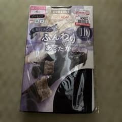 CLOSSH FIBER HEAT M 黒 ふんわりあったかタイツのサムネイル