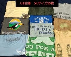 【XLサイズ限定】US古着 Tシャツ10枚セッ 全てUS規格XLサイズのサムネイル