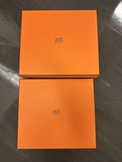 エルメス　バーキン　30 オレンジ ギフトボックス 4個セット エルメス バーキン30 ギフト箱 2個セット 空箱 - メルカリ