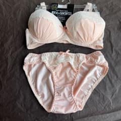 Wonderful ブラジャーショーツセット ピンクF75 Lのサムネイル
