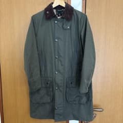 美品Barbour BORDER SL 36 オイルドカーキ　オリーブ　ボーダー 美品Barbour BORDER SL 36 オイルドカーキ オリーブ ボーダー - メルカリ