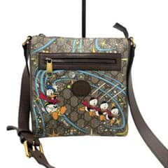 グッチ ディズニー ドナルドダック コラボ GGスプリーム ショルダー