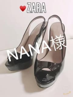 ◡̈⋆ZARAサンダル 今週まで値下げ価格！！パンプス 黒のサムネイル