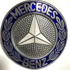 ベンツW115グリルMercedes-Benz エンブレム 三つ星ロゴ - メルカリ