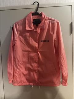 匿名配送 stüssy コーチジャケット S/ピンク - メルカリ