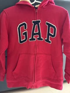 GAP Kids ジップアップパーカー レッド 130のサムネイル
