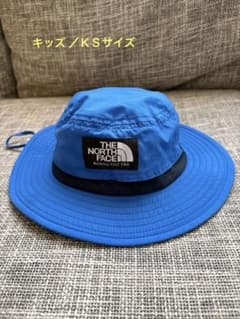 THE NORTH FACE 青 ハット ストラップ付き ＫＳsizeのサムネイル