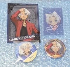 東京リベンジャーズ 黒川イザナ 缶バッジ ブロマイド クリアカード