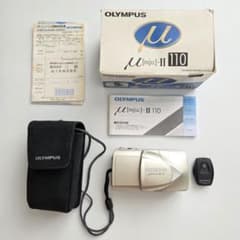 OLYMPUS μ[mju:]-II 110 コンパクトカメラ シルバー - メルカリ