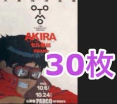 大友克洋全集 AKIRA セル画展 大阪版 B5 フライヤー 30枚 アニメ