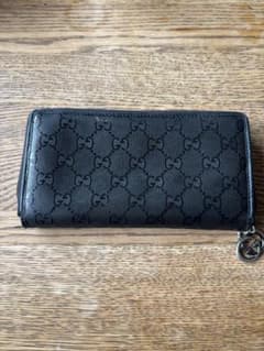 GUCCI グッチ GGラウンドファスナー長財布 ブラックのサムネイル