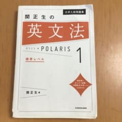 大学入試問題集 関正生の英文法ポラリス[1 標準レベル]のサムネイル
