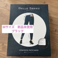 着圧デニムパンツ Mサイズ ブラックのサムネイル