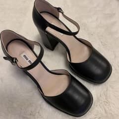 miumiu メリージェーンプラットフォームパンプス 38のサムネイル