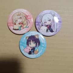 超かぐや姫 ぎゅぎゅっと缶バッチ かぐや 彩葉 ヤチヨ 3個セット