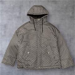 美品 Anne Coquineアンコキーヌ フード付 蓄熱中綿フレアブルゾン L