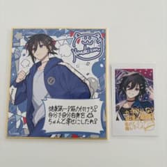ホロスターズ 奏手イヅル 色紙 チェキ風カード セットのサムネイル