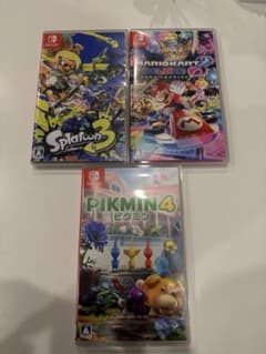 Switch マリオカート8 ピクミン4 スプラトゥーン3 セット Switch マリオカート8 ピクミン4 スプラトゥーン3 セット - メルカリ