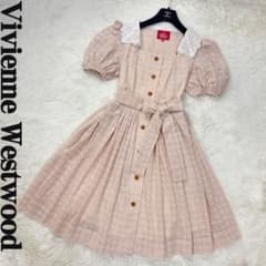 極美品♡Lサイズ♡ヴィヴィアンウエストウッド レース パフスリーブ ワンピース 極美品♡Lサイズ♡ヴィヴィアンウエストウッド レース パフスリーブ