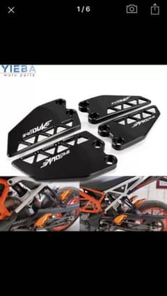 KTM 125 250 390 DUKE 2017〜 ヒールプレートプロテクターのサムネイル
