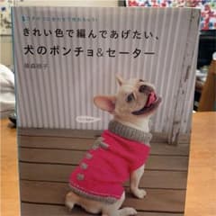 きれい色で編んであげたい、犬のポンチョ&セーター : ウチのコに合わせて作れち…のサムネイル