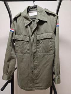 オランダ軍　70s　ミリタリージャケット　ボタン欠損　サイズ92のサムネイル