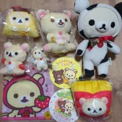 リラックマ コリラックマ ぬいぐるみ コースター クリアファイル まとめ売り リラックマ コリラックマ ぬいぐるみ コースター クリアファイル