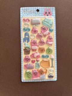 新品未開封　おぱんちゅうさぎ　立体シール　ボンドロプチドロのサムネイル
