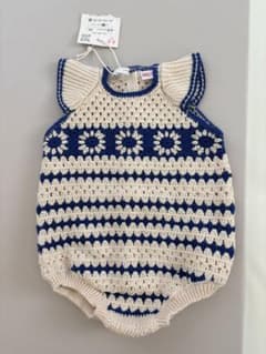 ZARA BABY クロシェ編みロンパースのサムネイル