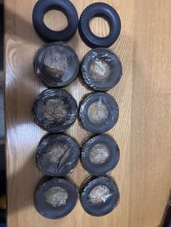 タミヤ1/14 扁平タイヤ75mm 10個セット タミヤ1/14 扁平タイヤ75mm 10個セット - メルカリ