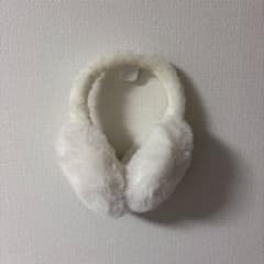 イヤーマフ 白 アイボリーのサムネイル