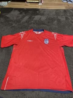 イングランド代表 サッカーシャツ Umbro 赤 - メルカリ