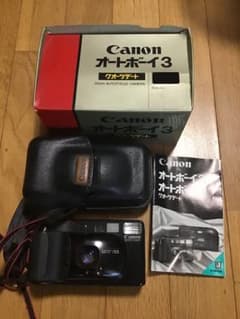 直前まで実働・極上品】Canon Autoboy 3 箱・説明書・ケース付 - メルカリ