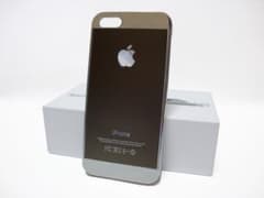 iPhone5/5S 高級ハードケース 【ブラウン】 ロゴ入りのサムネイル