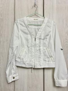 【axes】ホワイト クロップド ジャケットのサムネイル