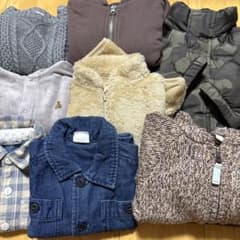 まとめ売り 男の子【80cm】33枚 ブランド多数 子供服 お着替え 秋冬服 子供服 まとめ売り 男の子 80cm 長袖 秋服 冬服 保育園 キッズ ベビー