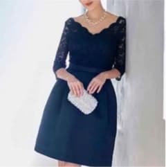 《美品》dresslab レース フォーマル ドレス ワンピース Sのサムネイル
