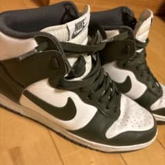 Nike ハイカットスニーカー ホワイト/グリーンのサムネイル