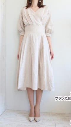 リネンカシュクールワンピースのサムネイル