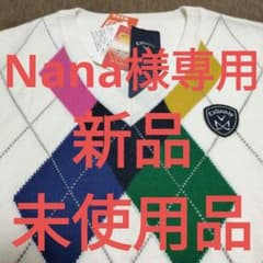 Callaway(キャロウェイ) アーガイル保温Ｖネックニットベスト Ｌサイズのサムネイル