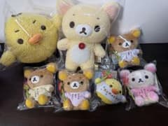 ビレバンリラックマ ！ぬいぐるみ リラックマとキイロイトリで7点セットのサムネイル