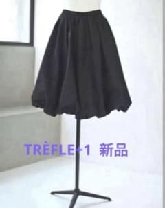 TRÈFLE+1 トレフルプラスワン バルーンスカート 黒 ブラック - メルカリ