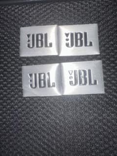 JBL アルミ スピーカーエンブレム 4枚セット