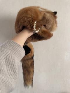 フォックスファー ロシアン帽 きつね ユニセックス - メルカリ
