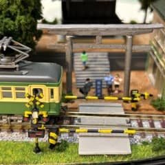 江ノ電 長谷 御霊神社 夫婦銀杏　鉄道ジオラマ　Nゲージ 展示台 m70246901347_1.jpg?1740934484